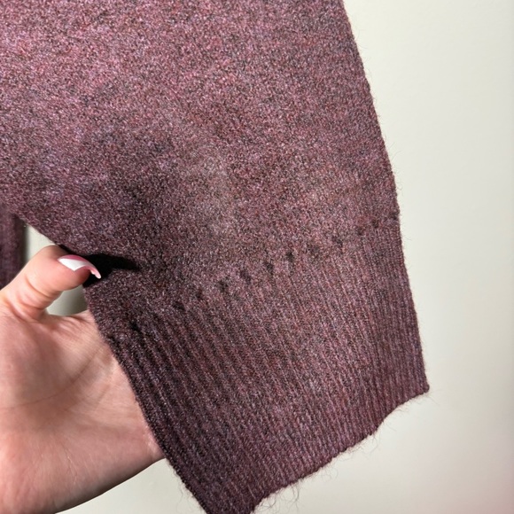 Torrid Vegan Cashmere Maroon Knit Cardigan Sweater Size 2X - Picture 6 of 13